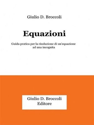 cover image of Equazioni